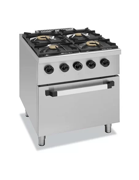 Fogão a gás com 4 queimadores + forno a gás - 0213.024.45