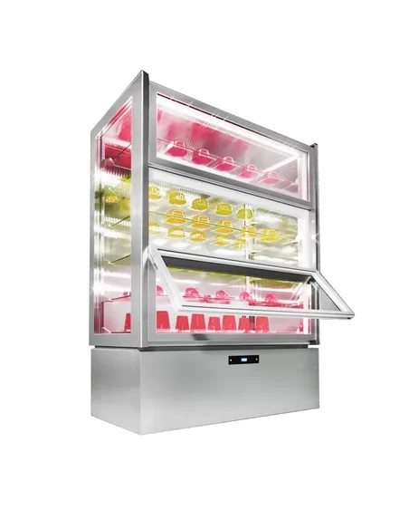 Armário expositor frigorífico Ventilado Duplo +2º+10º C – CNI - Carlos Nunes e Irmãos - Comércio de Frio Industrial