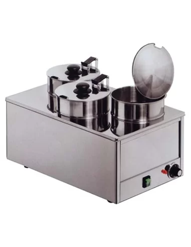 Panela para sopa tripla, 3x 4 l - inox – Panelas Para Sopa – CNI - Carlos Nunes e Irmãos - Comércio de Frio Industrial