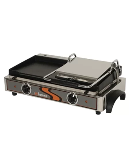 Grelhador duplo de contacto liso com tampa canelada – CNI - Carlos Nunes e Irmãos - Comércio de Frio Industrial