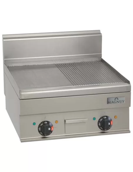 Fry-top eléctrico duplo, placa mista, bancada - 0218.024.25