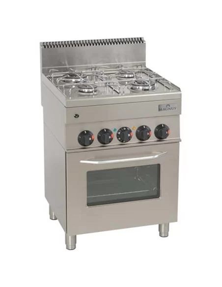 Fogão a gás com 4 queimadores + forno multifunções a gás – CNI - Carlos Nunes e Irmãos - Comércio de Frio Industrial