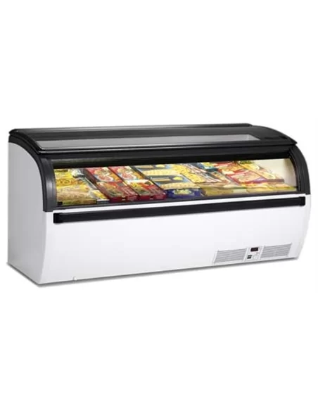 Arca expositora p/ congelados c/ tampo de levantar de vidro – CNI - Carlos Nunes e Irmãos - Comércio de Frio Industrial