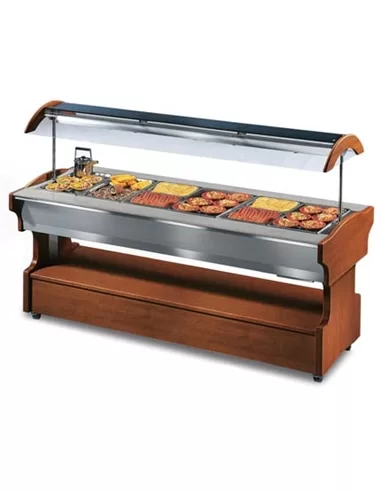 Buffet de serviço 6.1 banho maria – Buffets – CNI - Carlos Nunes e Irmãos - Comércio de Frio Industrial