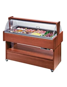 Buffet com refrigeração estática placa gelada 3x GN1/1 – CNI - Carlos Nunes e Irmãos - Comércio de Frio Industrial