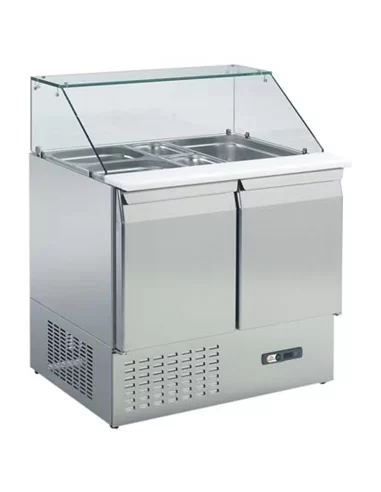 Bancada refrigerada saladette – Comptoirs réfrigérés – CNI - Carlos Nunes e Irmãos - Comércio de Frio Industrial