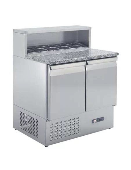 Bancada de pizza de duas portas com kit refrigerado incorpor – CNI - Carlos Nunes e Irmãos - Comércio de Frio Industrial