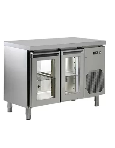 Bancada plus 600 refrigerada ventilada c/grupo (2P Vidro) - 0413.016.05