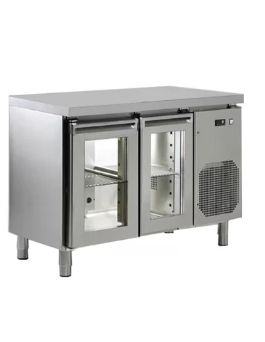 Bancada plus 700 refrigerada ventilada c/grupo (2P Vidro) - 0413.016.13