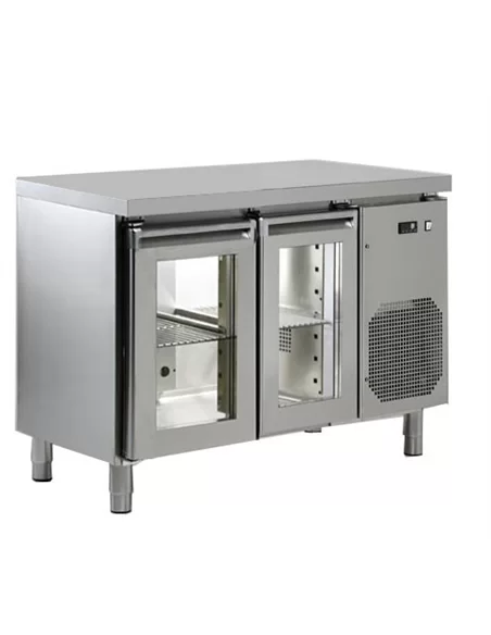 Bancada plus 700 refrigerada ventilada c/grupo 2P Vidro – CNI - Carlos Nunes e Irmãos - Comércio de Frio Industrial