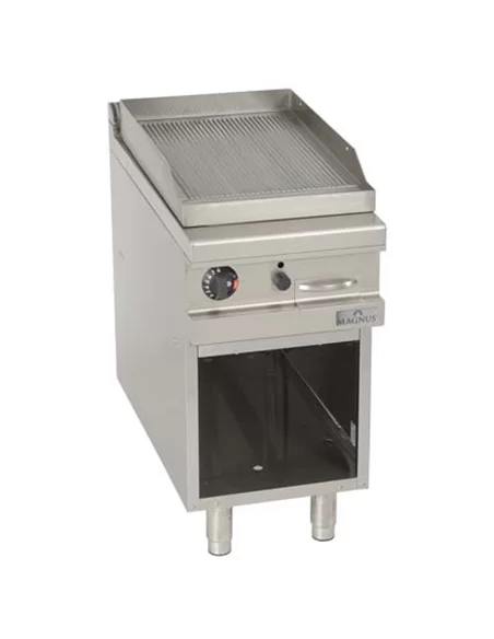 Fry-top a gás, placa canelada, móvel – CNI - Carlos Nunes e Irmãos - Comércio de Frio Industrial