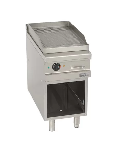 Fry-top eléctrico, placa canelada, móvel - 0218.024.07