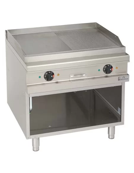 Fry-top duplo eléctrico, placa mista, móvel - 0218.024.10