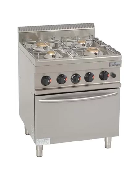 Fogão a gás com 4 queimadores + forno a gás – CNI - Carlos Nunes e Irmãos - Comércio de Frio Industrial