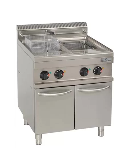 Fritadeira eléctrica 13+13 l, móvel – CNI - Carlos Nunes e Irmãos - Comércio de Frio Industrial