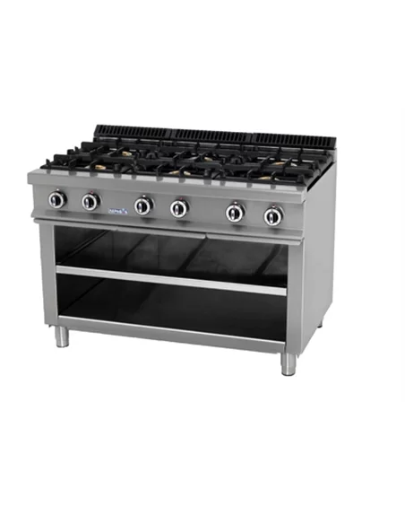 Fogão a gàs 6 Queimadores – CNI - Carlos Nunes e Irmãos - Comércio de Frio Industrial