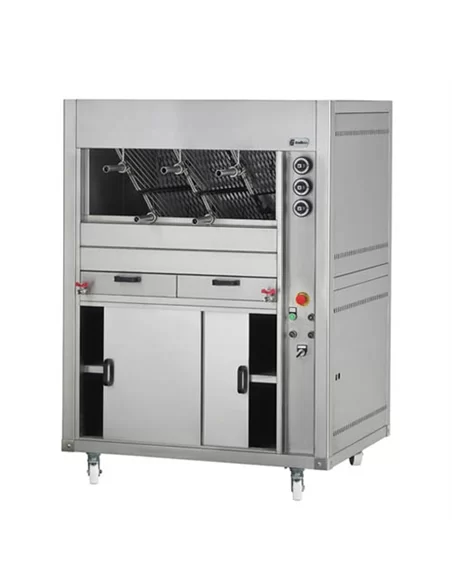 Grelhador Rotativo Frango Queima Superior a Gás 4 Q - 0230.015.06