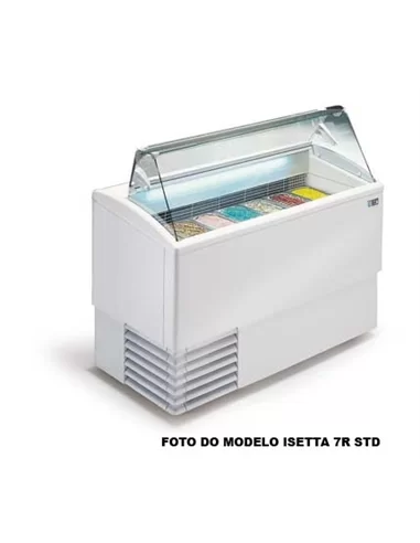 Vitrine para gelados, 372 l - vidro direito - 0414.052.01