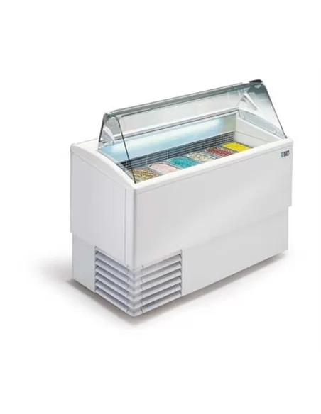 Vitrine para gelados, 432 l - vidro direito - 0414.052.02
