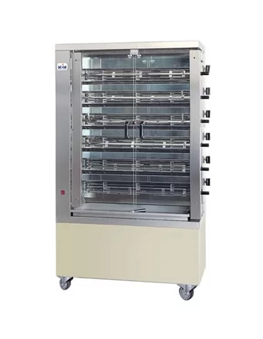 Assador de frangos eléctrico - 6 espetos – chicken roasters – CNI - Carlos Nunes e Irmãos - Comércio de Frio Industrial