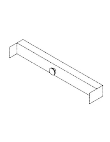 Topo para tapetes de rolos e mesas - LPH 650x100x100mm - 0016.000.03