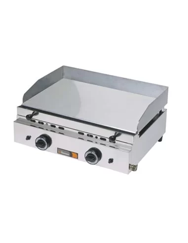 Placa de grelhar a gás em aço com cromoduro e torneiras term – Grill Plates – CNI - Carlos Nunes e Irmãos - Comércio de Frio Industrial