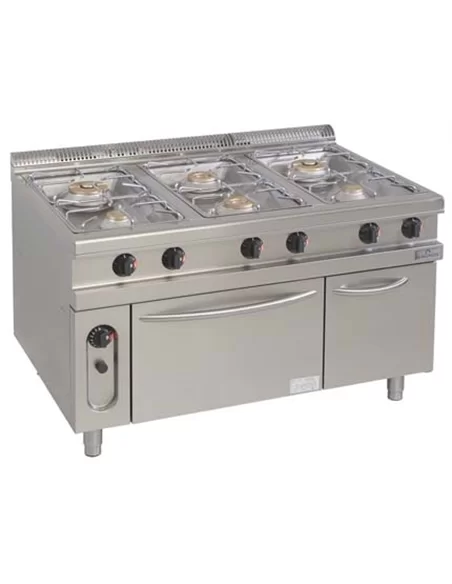 Fogão gás 6 queim.+forno gás+porta - 0213.024.06