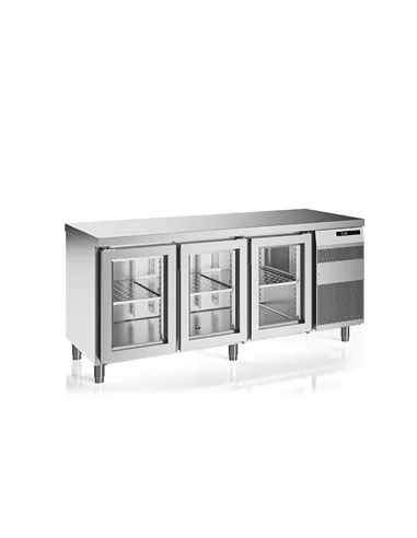 Bancada refrigerada Next 603 - 3 portas de vidro CG R449A - 0413.016.23