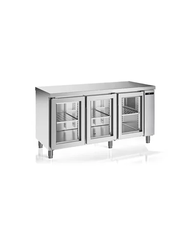 Bancada refrigerada Next 703 - 3 portas de vidro SG R449A – Bancadas Refrigeradas – CNI - Carlos Nunes e Irmãos - Comércio de Frio Industrial