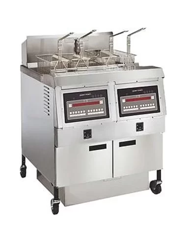 Fritadeira Eléctrica Móvel de 2 cubas - 54lt – Fritadeiras – CNI - Carlos Nunes e Irmãos - Comércio de Frio Industrial