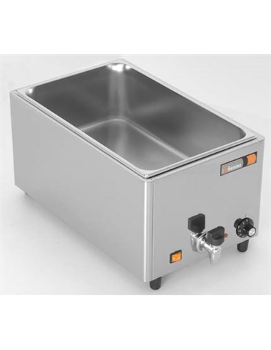 Banho-maria eléctrico com torneira GN1/1 – Banhos-Maria – CNI - Carlos Nunes e Irmãos - Comércio de Frio Industrial
