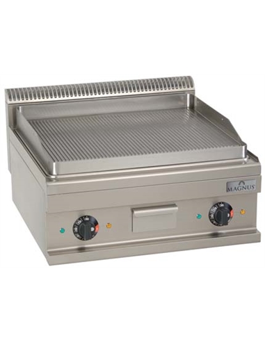 Fry-top duplo eléctrico, placa canelada, bancada – Fry-Tops – CNI - Carlos Nunes e Irmãos - Comércio de Frio Industrial