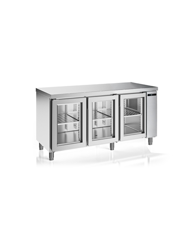 Bancada refrigerada Next 603 - 3 portas de vidro SG R449A - 0413.016.20