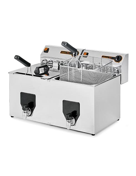 Fritadeira elétrica 10+10 l, bancada, 40 kg/h - 0217.017.11