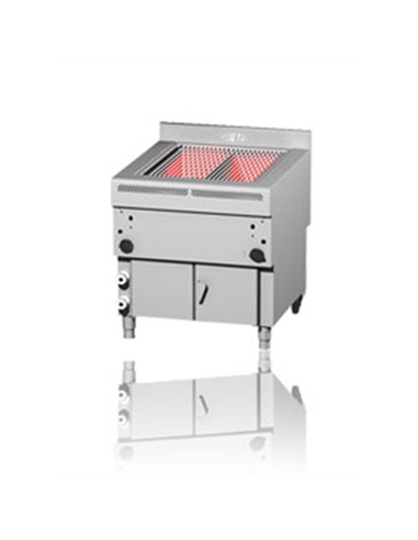 Grelhador horizontal a gás GHPI-2/800GPL – grills – CNI - Carlos Nunes e Irmãos - Comércio de Frio Industrial
