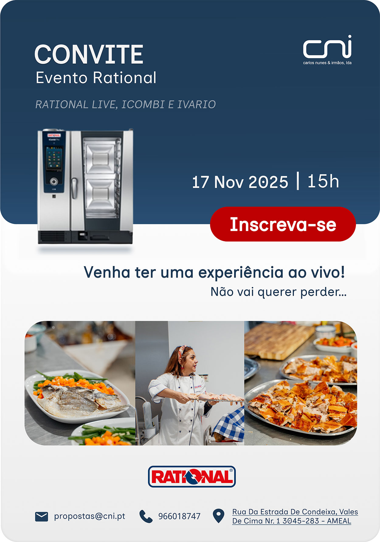 Evento Rational na CNI - Carlos Nunes e Irmãos, Lda